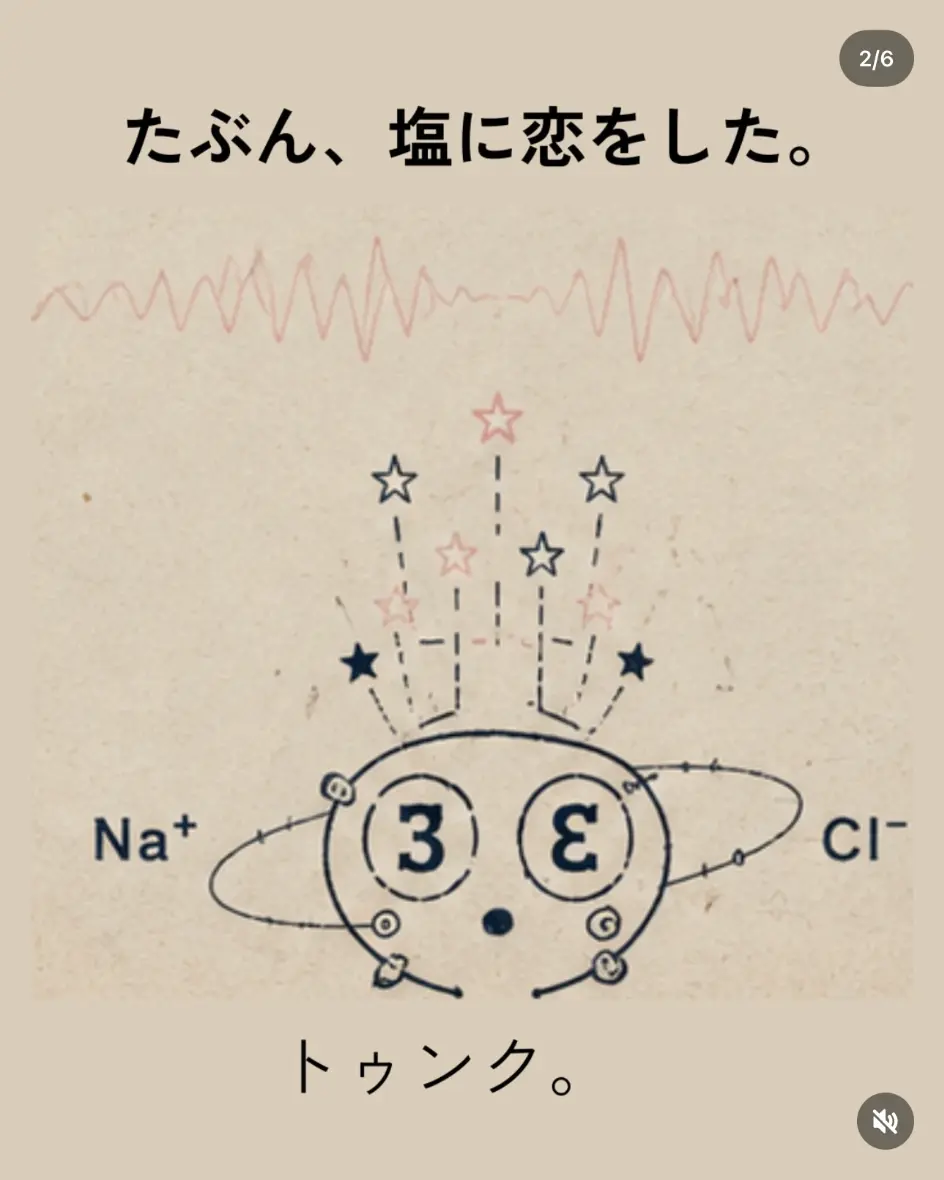 Na+とCl−、星の目を持つTUNKの原点となったアートワーク